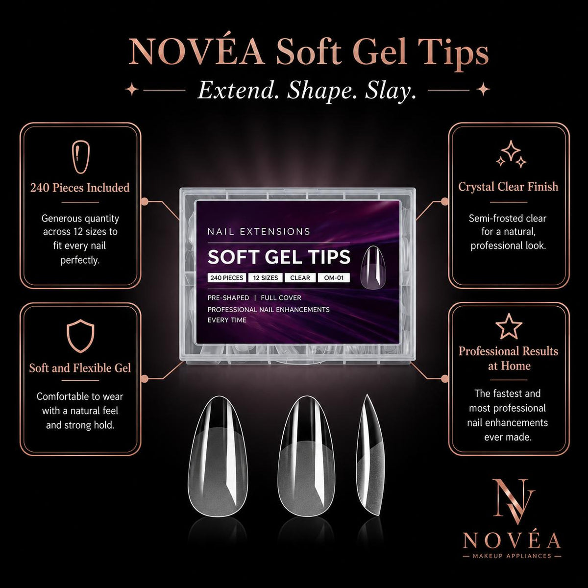 NOVÉA™ Pro Soft Gel Nail Tips
