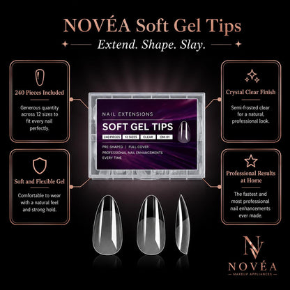NOVÉA™ Pro Soft Gel Nail Tips