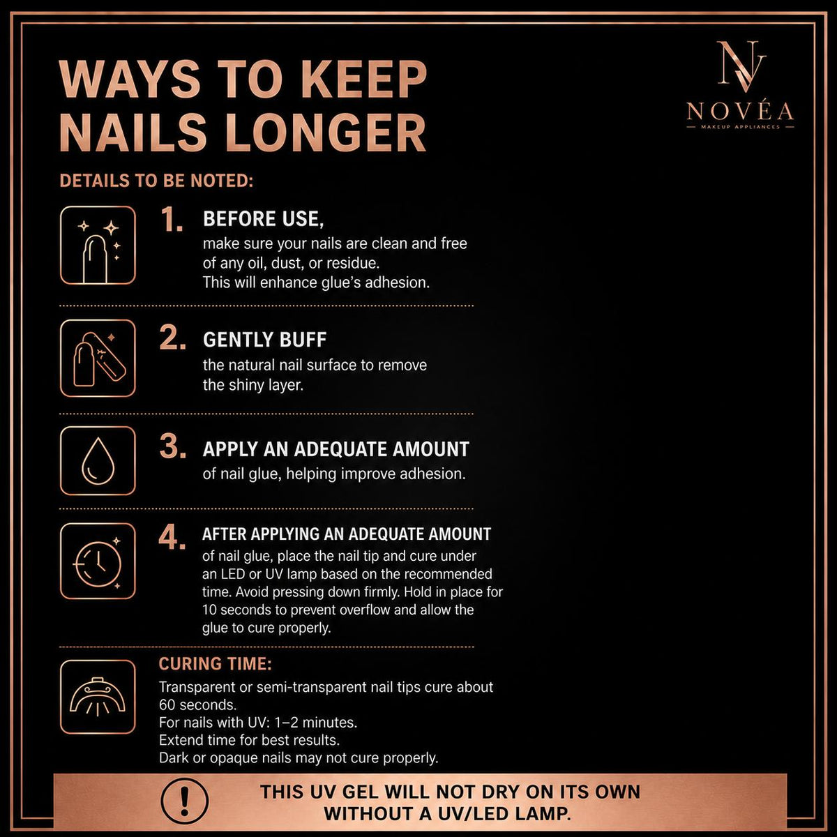 NOVÉA™ Bond & Hold Nail Glue Gel