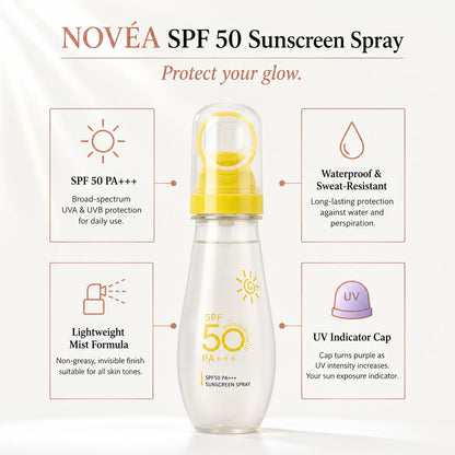 NOVÉA™ Glow Guard SPF 50 Sunscreen Spray