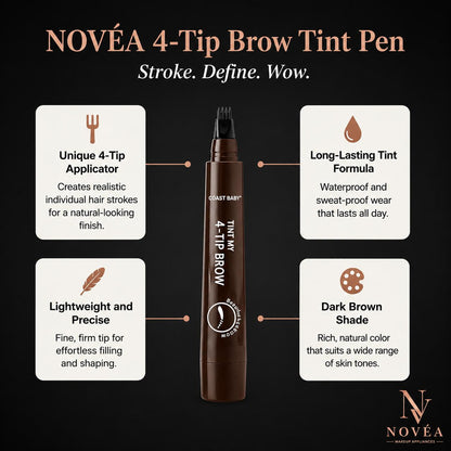 NOVÉA™ 4-Tip Brow Tint Pen