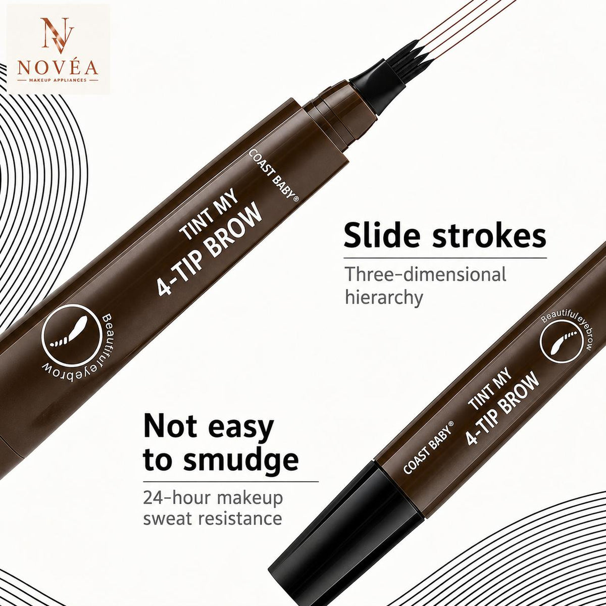 NOVÉA™ 4-Tip Brow Tint Pen