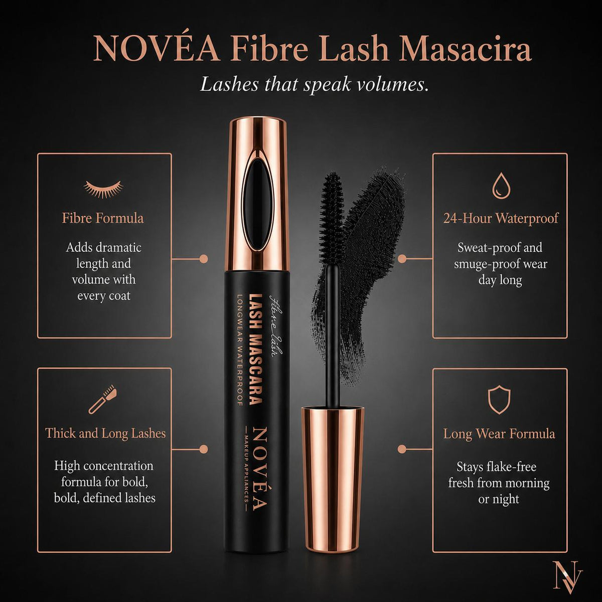 NOVÉA™ Lash Amplify Fibre Mascara