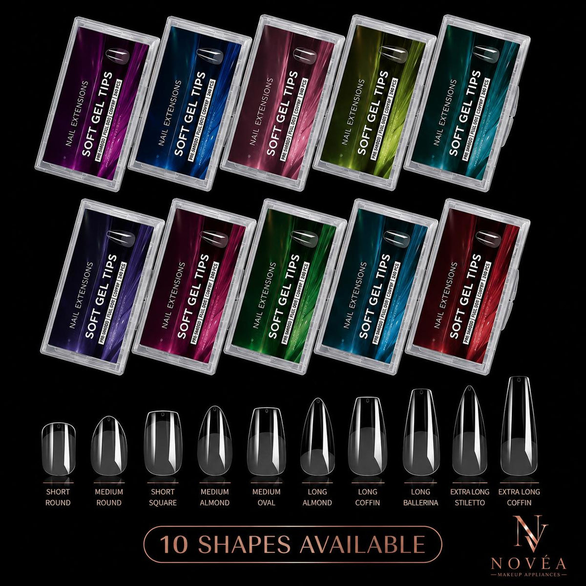 NOVÉA™ Pro Soft Gel Nail Tips